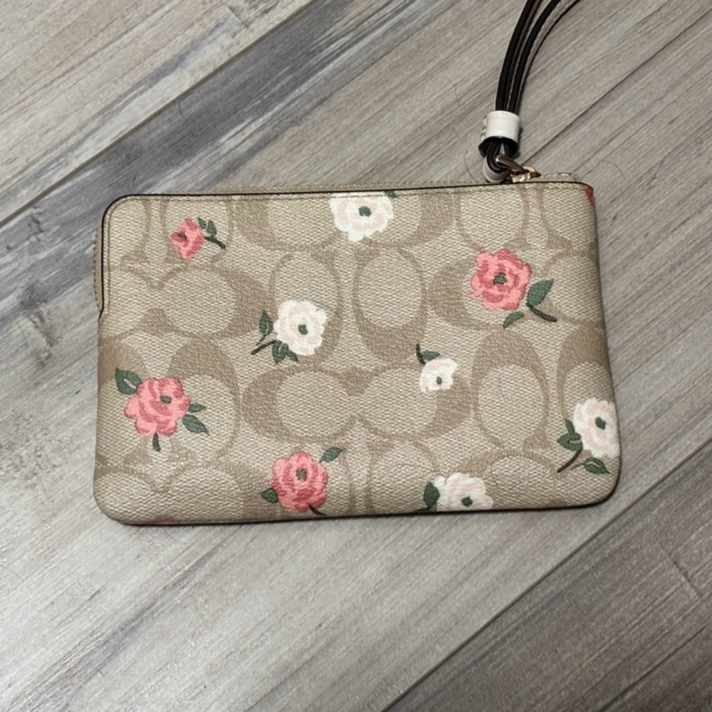 Coach Floral Wristlet - Picture 2 of 2